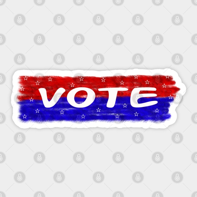 Vote Sticker by Bright by Me